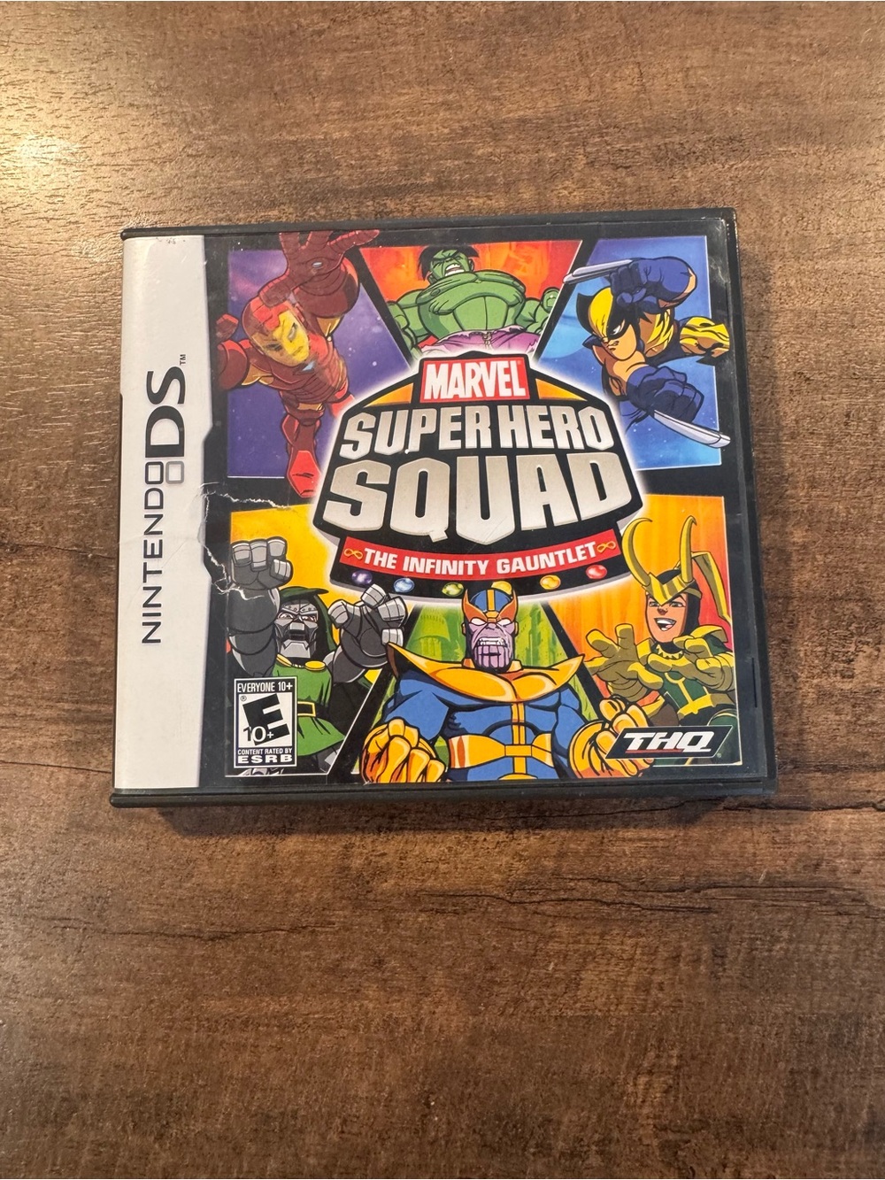 Marvel Super Hero Squad Infinity Gauntlet Nintendo DS 2010 Game w/ Case